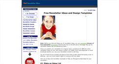 Desktop Screenshot of freenewsletterideas.com